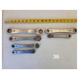 Craftsman closed end ratchet wrenches