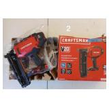 Craftsman 20v 16ga nailer condition unknown