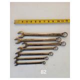 Gun metal finished craftsman sae wrenches