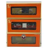Lionel Christmas Boxcars & Aquarium Car