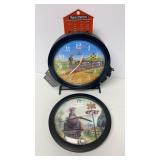Battery Op Train Clocks