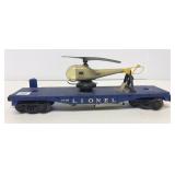 Vtg Lionel Flatcar w/ US Navy Helicopter 3419