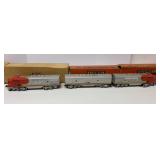 Lionel 1950s 2353 A-B-A Santa Fe Diesel