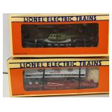 Lionel Flatcar w/ Trailer & Helicopter