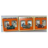 Lionel Santa & Snowman Hand Cars