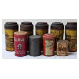 Art Nouveau "Boone" Spice Tins & Other Spice Tins