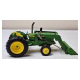 John Deere Tractor w/Loader Bucket, Die-Cast