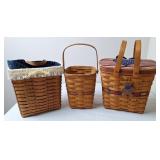 3 Longaberger Baskets