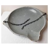 Gray Graniteware Hanging Scale Pan