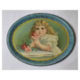 Vintage Advertising Metal Tray