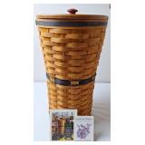 Longaberger J.W. Collection Umbrella Basket w/Lid