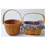 Longaberger Dresden Tour & Small Fruit Baskets