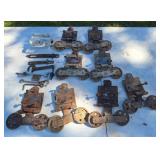 Vintage Barn Door Parts, Rollers & Latches