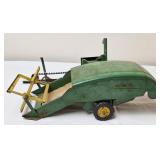 John Deere Pull Type Toy Combine, Vintage