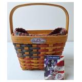 Longaberger 25th Anniversary Basket w/Liner