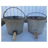 2 Calf Feeding Buckets