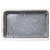 Gray Graniteware Baking Pan