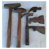 Blacksmith Cross Peen Hammers & Claw Hammer