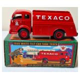 Texaco 1949 White Tilt Cab Fuel Tanker Bank