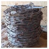 Partial Roll of Red Brand Barbed Wire, Heavier