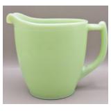 Jadeite Pitcher w/Sunflower Bottom