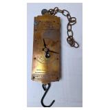 Purina Cow Chow Brass Hanging Milk Scale