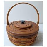 Longaberger Crisco American Cookie Basket w/Lid