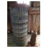 Red Brand Livestock Fence, Partial Roll & Wire