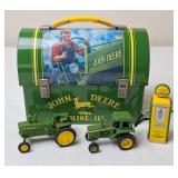 John Deere Lunch Box, Tractors & Gas Pump