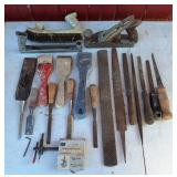 Wood Plane, Files, Rasps, Scrapers & Wire Brush