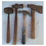 Hammers, Roofing Hatchet, Rubber Mallet