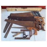 Hand Saws, Carpenter Squares & Wooden Level