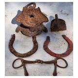 Starline Steel Pulley Frame, Horseshoes & Bit