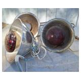 3 Heat Lamps w/Clamps