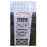 4 Plastic Storage Crates