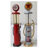 DX and Texaco Sky Chief Model Gas Pumps