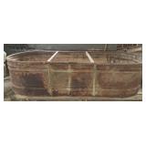 Galvanized Stock Tank, Rusty