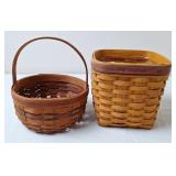 2 Longaberger Baskets