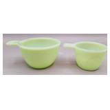 2 Jadeite Measuring Cups