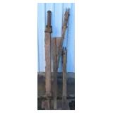 Wooden Wagon Axle & Wooden Wagon Hitch