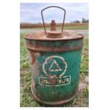 Cities Service 5-Gallon Metal Can