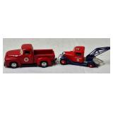 2 Texaco Die-Cast Toy Trucks