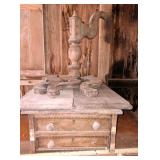 Project Drop-Leaf Side Table, Vintage