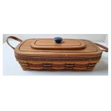 Longaberger Crisco American Baking Basket w/Lid
