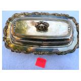 Silver Butter Dish,  Wm. Rogers