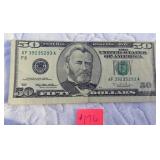 1996 Error $50 Bill