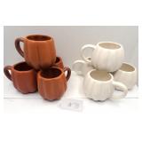 8 Pumpkin Mugs