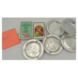 McDonalds Ashtrays & Over the hill Cards