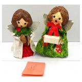 Vintage Paper Mache Christmas Carolers