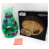 Star Wars Cheese Board & Blown Glass Pitcher